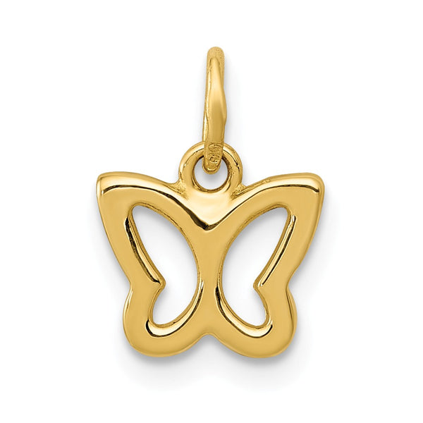 Polished,14K Yellow Gold,Cut-Out
