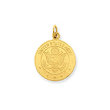 Solid,Polished,Satin,Die Struck,14K Yellow Gold,Engravable