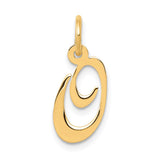 Solid,Polished,14K Yellow Gold,Laser-Cut