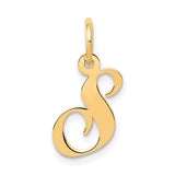 Solid,Polished,14K Yellow Gold,Laser-Cut