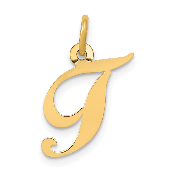 Solid,Polished,14K Yellow Gold,Laser-Cut