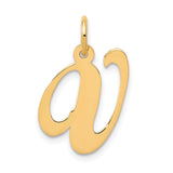 Solid,Polished,14K Yellow Gold,Laser-Cut