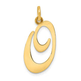 Solid,Polished,14K Yellow Gold,Laser-Cut