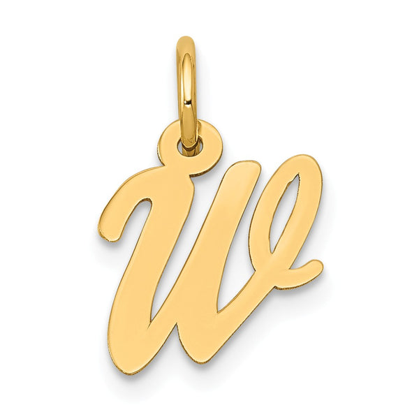 Solid,Polished,14K Yellow Gold,Laser-Cut,Flat