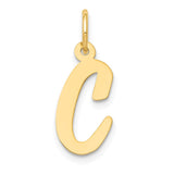 Solid,Polished,14K Yellow Gold,Laser-Cut